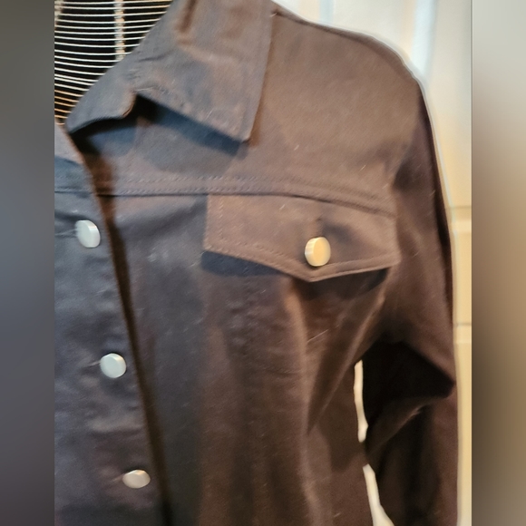 ISAAC'S DESIGNS SIZE 3XL jacket. Black with pockets - Picture 6 of 6